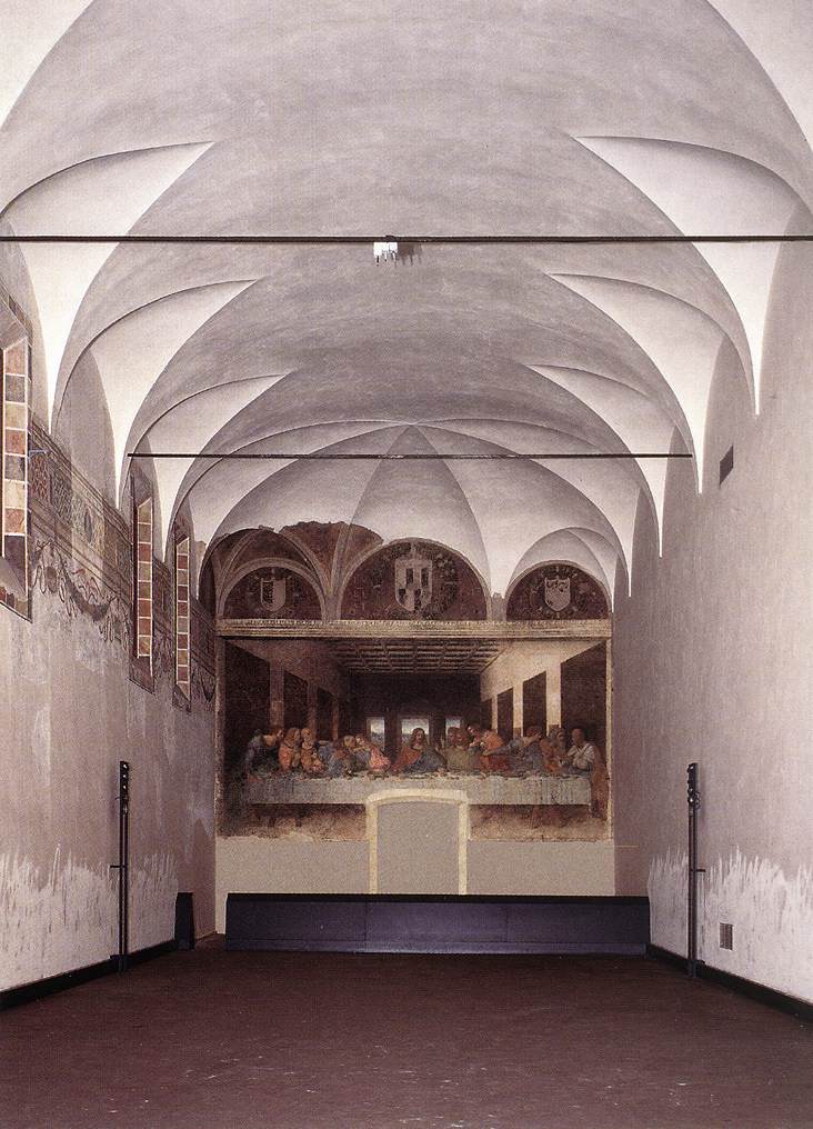 Cenacolo, Santa Maria delle Grazie, the refectory wall